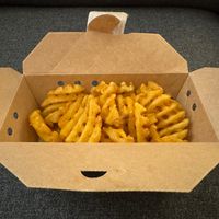 Waffle Fries at Dirty Vegan Burgers by Taster in Paris