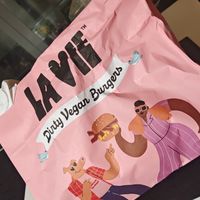 Packaging at Dirty Vegan Burgers by Taster in Paris