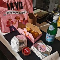 My menu at Dirty Vegan Burgers by Taster in Paris