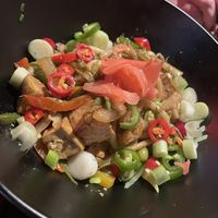 Udon noodles with tofu   at Koji Sunderland in Sunderland