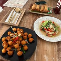 The Salt & Chill Tofu – so crispy, so spicy, so tasty! at Good Karma Waroeng in Kintamani