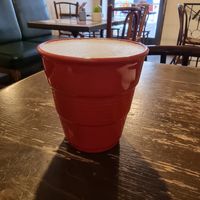 Decaf oatmilk latte at à table!  in Budapest