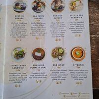 All day menu at Samyama Eatery in Ubud