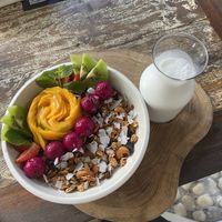 Granola bowl   at Samyama Eatery in Ubud