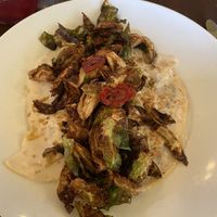 Ravioli with brussel sprouts   at Tree House in St Louis