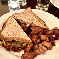 Cheese melt sandwich   at Tree House in St Louis