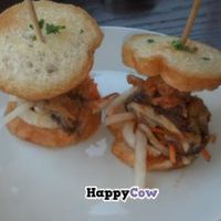 Shiitake Tempura Sliders at Tree House in St Louis