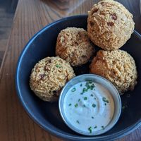 sweet corn hushpuppies at Tree House in St Louis
