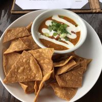 Chorizo nachos VEGAN & delicious  at Tree House in St Louis