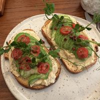Avocado toastt  at Bloome By Sasha in Barcelona