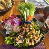 Tofu laab   at Khaw Glong in Koh Samui