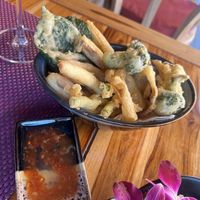 Vegetable tempura  at Khaw Glong in Koh Samui