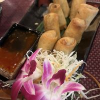 spring rolls deep fried  at Khaw Glong in Koh Samui