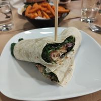 Wrap de heura rebozada at Restaurant Trebol in Llinars Del Valles