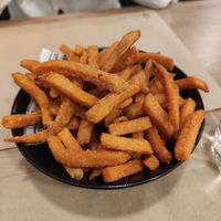 boniato frito at Restaurant Trebol in Llinars Del Valles
