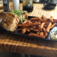 Vegan wrap  at Milk on the Beach in Hermanus