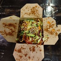 Spicy vegan noodles at Hot Spot in Santa Maria