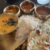 Vegan plate - lunch special   at Daddyji in Claremont