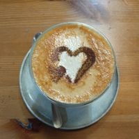 Soy red chai latte - with rooibos tea instead of black tea at Affinity Cafe in Roleystone