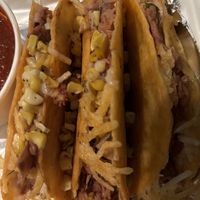 Vegan birria tacos  at Agave & Rye in Huntsville