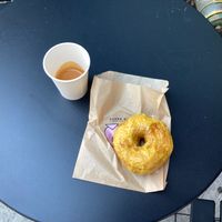 Mango vegan donut at Super Nice Chelsea  in New York City