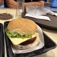 Vegan burger  at MNL - Central Cafe - T2 in Pasay