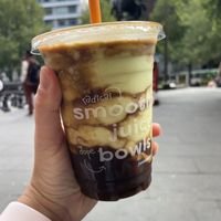 Avocado coffee  at Jamba in Melbourne