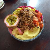 Tropical smoothie bowl at Brownie Temple in Siem Reap