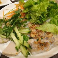 Steamed Rice Pancake / Banh Cuon $18.00 - pretty good, the filling is a little dry at Nhi Nuong 2 Sisters  in Sunshine