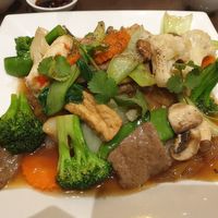 Combination Stir fried flat rice noodles / Hu Tieu Xao $22.00 - delicious! at Nhi Nuong 2 Sisters  in Sunshine