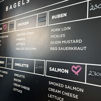 Menu  at Zërgë Coffeeshop in Budapest