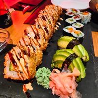 Recomiendo el tempura roll, delicioso. at Yin Yang Sushi in Malaga