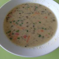 Soup of the day at El Gran Mana in Tacna