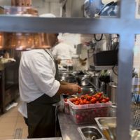 Chefs kitchen   at Via Pasteria in Milan