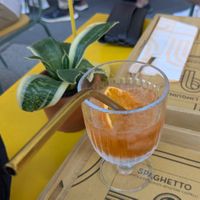 Aperol spritz 🧡 at Via Pasteria in Milan