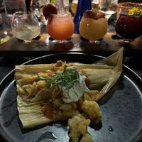 Vegan tamale. So good!!!   at Clandestino in Palm Springs