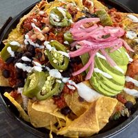 Vegan nachos  at Clandestino in Palm Springs