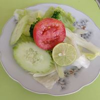 Salad that came with meal at Ebenezer - De Mayo in Tacna
