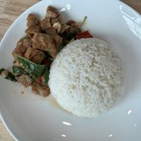 Veg pork bellyy  at Jadeite.JD in Bangkok
