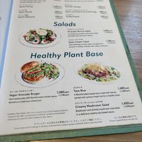 vegan menu   at Eggs'n Things in Osaka