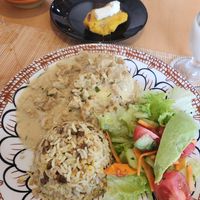 Main dish at Mas Vida Restaurante Vegetariano in Banos