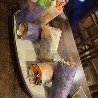 Spring rolls   at Nhà An Vegetarian in Hanoi