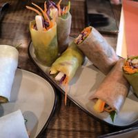 Fresh rolls at Nhà An Vegetarian in Hanoi