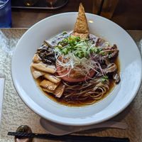 Delicious ramen, big portion, all treated very fresh at Ramen Katamuki in Kyoto