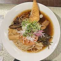 Somehow the grilled tomato slice in the ramen was absolutely amazingg   at Ramen Katamuki in Kyoto