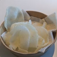 Vegan crackers at WOK2VEGAN in Birmingham