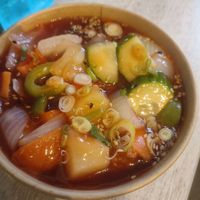 Cantonese sweet and sour chicken at WOK2VEGAN in Birmingham