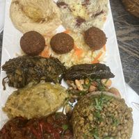 Vegetarian assiette  at Ashourya - Cours Julien in Marseille