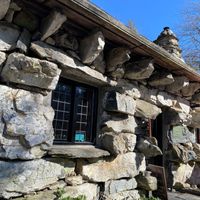 outside the "Ugly House" at The Ugly House - Ty Hyll in Betws-y-coed