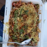Samosa chaat  at Tandoor Palace Bonaire in Kralendijk